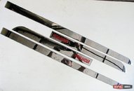 Молдинги на двері (нерж) V4 для Toyota Highlander 2014+