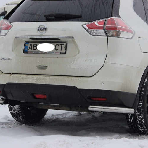 Захист заднього бампера кути для Nissan X-trail 2014+