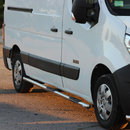 Пороги труба нерж. для Renault Master 2010- /кор.база /Ø60 (Model NISSAN NV400 2010+, Opel Movano-2010)