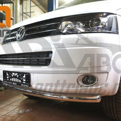 Передняя защита прямая VW T5, T6