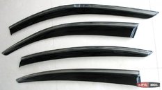 Дефлектори вікон вітровики з хром окантовкою (нерж.) для Volkswagen Passat B8 2015+