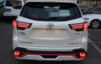 Альтернативні задні ліхтарі LED для Toyota Highlander 2014+ Lexus стиль (чорні)