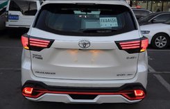 Альтернативные задние LED фонари для Toyota Highlander 2014+ Lexus стиль (черные)