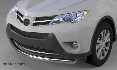 Захист переднього бампера Toyota RAV4 (2013-2015) (одинарний) d 60