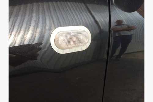 Хром накладки для Nissan Qashqai 2006-2010 обведення поворотника нерж Carmos (Туреччина)