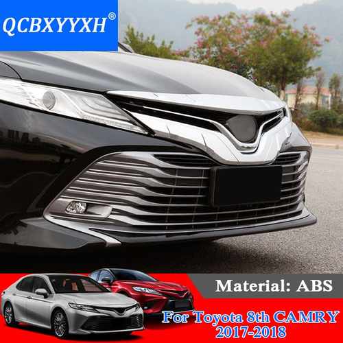 Хром накладка на решітку радіатора для Toyota Camry 70 2018+ Тип W