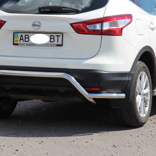 Захист бампера хвиля для Nissan Qashqai 2014+