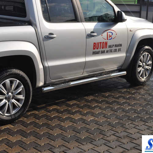 Пороги труба нерж. для VW Amarok 2010- /Ø60