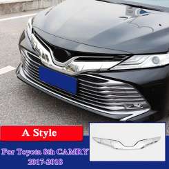 Хром накладка на решітку радіатора для Toyota Camry 70 2018+ Тип W