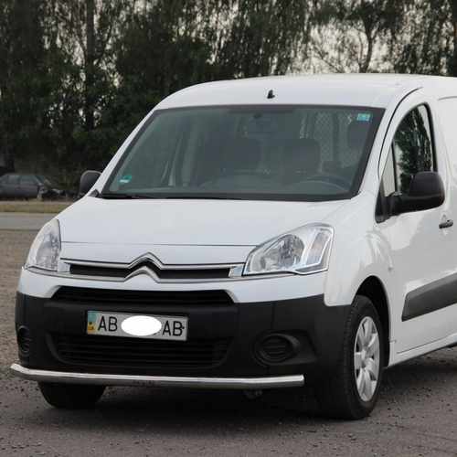 Захист переднього бампера одинарний d60 для Citroen Berlingo 2008+-