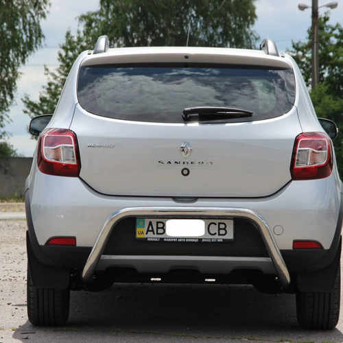 Захист заднього бампера для Renault Sandero Stepway 12+