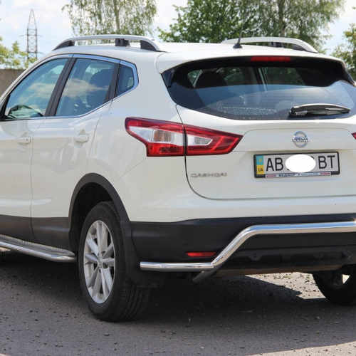 Захист бампера хвиля для Nissan Qashqai 2014+