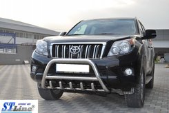 Кенгурятник з перемичкою і грилем D60 для Toyota Prado 150 09-13