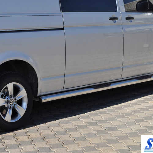 Пороги труба нерж. Ø60 для VW T5, T6 довга база