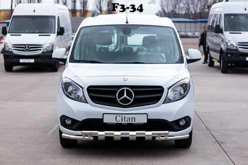 Захист переднього бампера для Mercedes Citan 2012+