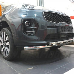 Захист переднього бампера KIA Sportage (2016-) (Shark) d60/42