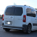 Захист заднього бампера пряма для Пежо Партнер 2008-