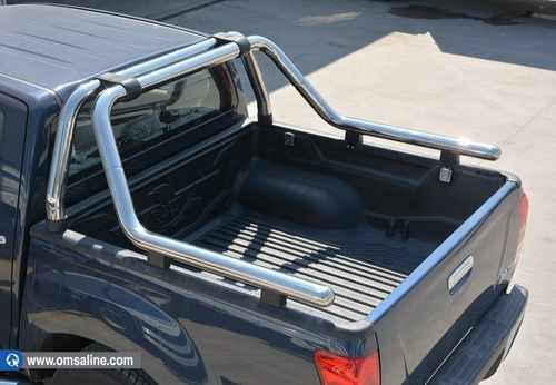 Захисні дуги в кузов Omsa Line Kobra Roll Bar для Mercedes X-Class (Нерж)