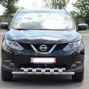 Захист переднього бампера для Nissan Qashqai 2014+