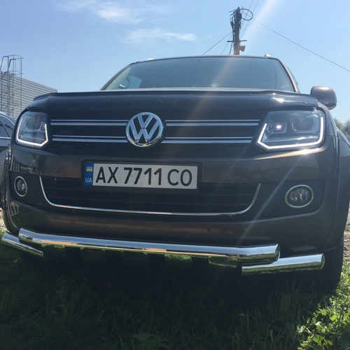 Передій захист з грилем Tamsan для Amarok