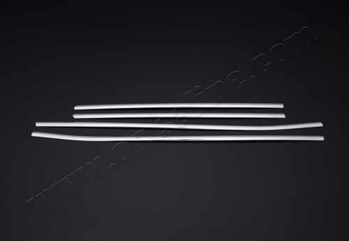 Хром окантовка вікон (4 шт, нерж) Toyota Hilux 2015+