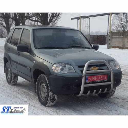 Кенгурятник високий для Chevrolet Niva 2008+