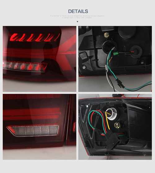 Світлодіодні задні ліхтарі LED для Volkswagen Jetta Mk6 2012-2015