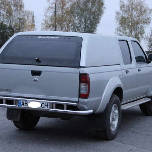 Захист заднього бампера подвійна для Nissan NP300 2008-