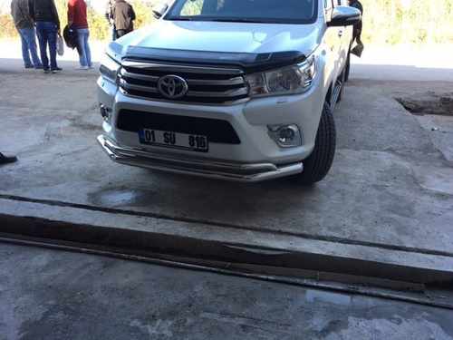 Передій захист подвійний Tamsan для Toyota Hilux 2016+