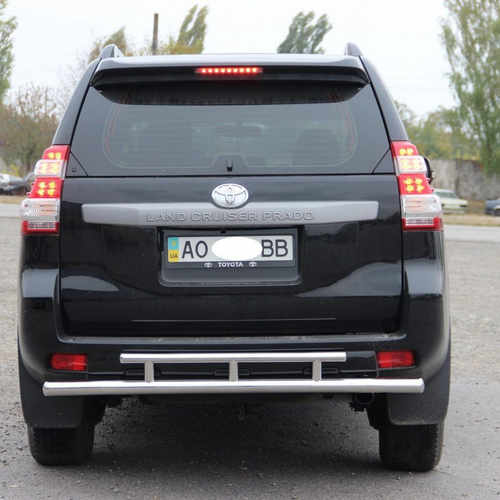 Захист заднього бампера подвійна Toyota Land Cruiser 150 (2009-2013/2013+)