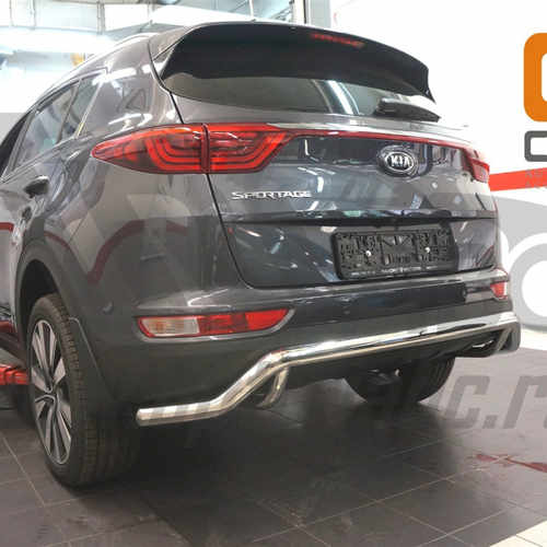 Захист заднього бампера хвиля d60 для KIA Sportage 2016+