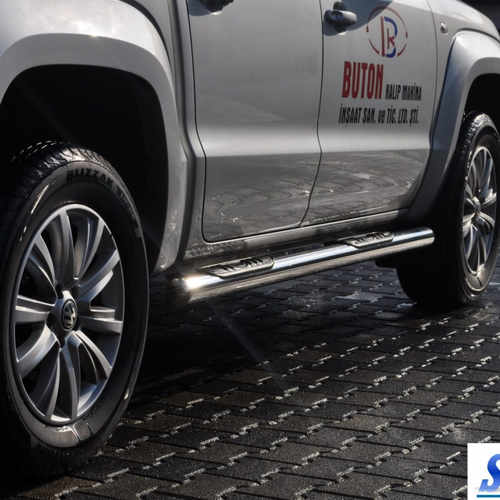 Пороги труба нерж. для VW Amarok 2010- /Ø60