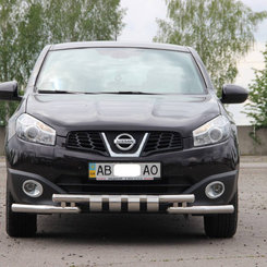 Захист переднього бампера для Nissan Qashqai 2010-2014