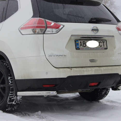 Захист заднього бампера кути для Nissan X-trail 2014+