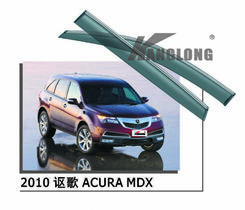 Дефлекторы окон ветровики с хром молдингом Acura MDX 2007-2013