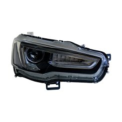 Передние LED фары с DRL для Lancer 10 2007+ (Audi Q5 стиль)