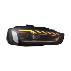 Передние фары FULL LED тюнинг стиль B9.5  SY Halogen  для Audi A4 B8.5 2013+