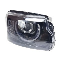 Передние фары Full LED черные стиль Defender ZH для Land Rover Discovery 4 L319 2009