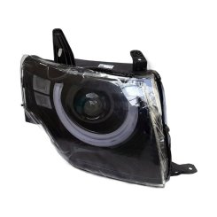 Передние фары Full LED Defender Look тип NS для Mitsubishi Pajero Mk4 V80 2006+