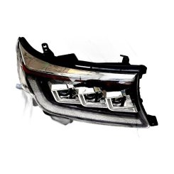 Передние фары FULL LED тюнинг стиль Lexus CZ для Toyota Land Cruiser LC 200 2012-2015