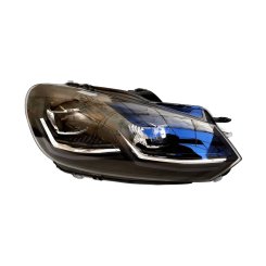 Передние фары черные стиль Golf 7.5 FULL LED 1 линза RSU для Volkswagen Golf 6 2009-2012