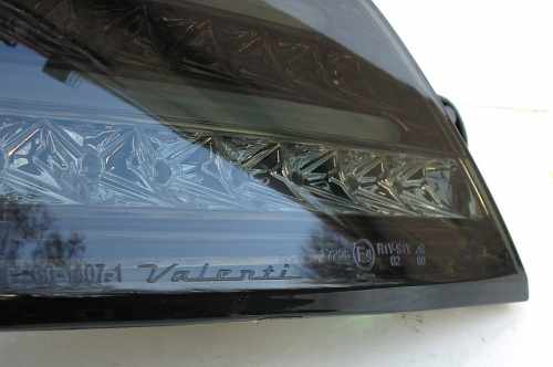 Задні ліхтарі світлодіодні LED тонированый хром BR9 для Subaru Outback 2009-2014