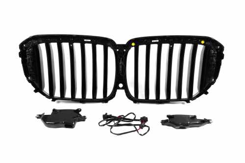 Ніздрі 1 Bar LED (чорний глянець) BMW X5 G05 2019-2022, GBT