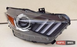 Передние фары черные для Ford Mustang GT 2015-2017