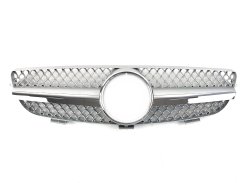Грати радиатора Silver SL для Mercedes-Benz CLK-Class W209 2003–2009