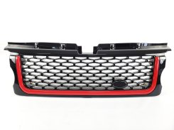 Решетка радиатора Range Rover Sport L320 2005-2009год full black red bar