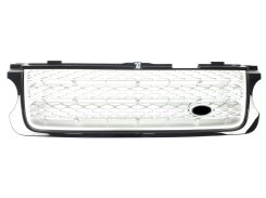 Решетка радиатора Range Rover Vogue L322 2010-2012год silver grill&black frame