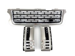 Решетка радиатора зябра Range Rover Vogue L322 2010–2012 рік black grill