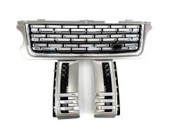 Решітка радіатора зябра Range Rover Vogue L322 2010–2012 рік black grill