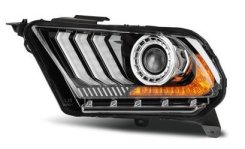 Передні фари чорні для Ford Mustang Mk5 2010-2015